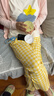 猫人睡衣女士纯棉透气【带胸垫】夏季甜美云朵印花短袖长裤家居服XL 实拍图