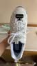 斯凯奇（Skechers）男女鞋小白熊休闲鞋子厚底增高百搭运动软底老爹鞋99999863 白色/海军蓝色/WNV 36.5 【正码正拍】 实拍图