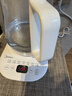 美的（Midea）养生壶大容量 柔声轻音变频煮茶器智能预约1.5L烧水壶 全自动恒温玻璃煮茶壶 保温一体电水壶 【双层隔热盖】14大养生功能12Q 1.5L 实拍图