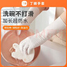 丁晴一次性丁腈手套食品级家务清洁劳保洗碗橡胶手套100只/盒 实拍图