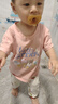 妙翡儿童夏季纯棉短袖套装中小童半袖短裤男宝女宝装夏装宝宝恤0-7岁 亮粉小猫套装 100 身高在85-95之间 尺码偏小 实拍图
