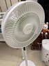 美的（Midea）【幸运草安睡1S】一级能效直流变频声控电风扇家用遥控卧室静音落地扇台式桌面抗菌大风力转页扇 实拍图