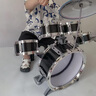 GERTHRON德国儿童架子鼓音乐启蒙初学者爵士鼓3-6岁生日礼物 电镀版【7鼓2镲】中号架子鼓 实拍图