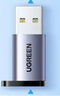 绿联USB3.2转换Type-C转接头OTG适用苹果17/16/15华为安卓手机U盘耳机键鼠充电数据线笔记本电脑车载 实拍图