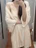 LAUREN VICTORIA真丝睡衣女100%桑蚕丝春季长袖薄款春季女家居服睡裙 香槟套装 带胸垫（礼盒包装） L 【建议101-115斤】 实拍图