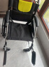 鱼跃 (yuwell)手动轮椅车H062折叠老人轻便免充气铝合金旅行手推代步 实拍图