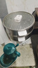 利仁（Liven）小钢人电火锅304不锈钢电煮锅分体式小电锅小型2-3人用3升小锅0涂层电蒸锅电热锅带蒸笼DHG-J368 实拍图