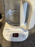美的（Midea）养生壶大容量 柔声轻音变频煮茶器智能预约1.5L烧水壶 全自动恒温玻璃煮茶壶 保温一体电水壶 【双层隔热盖】14大养生功能12Q 1.5L 实拍图