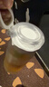 米家运动水杯 塑料杯大容量夏季男运动健身便携茶水分离杯经典黑1L 实拍图