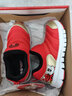 巴布豆（BOBDOG）毛毛虫童鞋秋冬季男童软底休闲鞋儿童运动鞋女 红/浅金（二棉） 29 适合脚长17.8cm 实拍图
