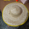 手工草帽批发防晒遮阳干活农用农民工帽子钓鱼工地防雨草编太阳帽 天然麦秆原色草帽【不包边一顶】送绳 S 帽檐直径35CM 实拍图