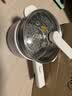 美的（Midea）电煮锅 小电锅 不锈钢0涂层电热锅 宿舍小锅多功能锅 1.6L学生寝室一体泡面小火锅XZC2017G 配蒸笼 实拍图