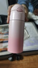 膳魔师（THERMOS）保温杯400ml男女士渐变色吸管杯保冷水杯子TCMI-400S PKW 实拍图