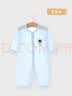 婧麒婴儿衣服夏季薄款新生宝宝提花连体衣纯棉空调服爬服夏装单件 小鲸鱼绿 66cm 实拍图