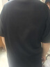 【买2件送1件】短袖t恤2026宽松男士大码速干透气运动上衣CJDP 短袖【网眼】黑色 5XL 实拍图