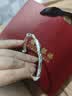 顺庆银楼足银9999银手镯牡丹花推拉银镯子送女友七夕礼物银饰送女友 足银牡丹推拉银手镯约20克+证书 实拍图