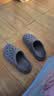 京东京造【抗菌洞洞鞋】凉鞋旅行沙滩两穿eva防臭凉拖鞋男士水泥灰42-43 实拍图