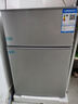 新飞冰箱小型租房用 一级能效冷 藏冷冻两用1-2人家用小冰箱 出租房双门电冰箱办公室两门 26年旗舰 38A一级能效【旗舰升级】银色 实拍图