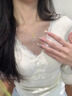 柯芙尼 和田玉如意平安扣999银项链女高级复古锁骨链吊坠实用母亲节礼物 实拍图