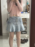 ORNAPHA牛仔barbie girl 浅蓝牛仔半身裙夏季显瘦鱼尾裙 蓝色 S 实拍图