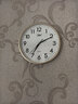 康巴丝（Compas）挂钟客厅 12英寸简约静音客厅石英钟表挂墙时钟 C2866 金色30.5cm 实拍图