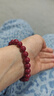 金石灵朱砂手串护身符男女款紫金砂转运珠佛珠情侣手链本命年生日礼物 实拍图