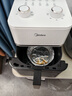 美的（Midea）空气炸锅4.5L容量家用小型可视免翻蒸汽电炸锅蒸烤一体2026新款双旋钮调控烤箱京东自营KZE45T87 实拍图