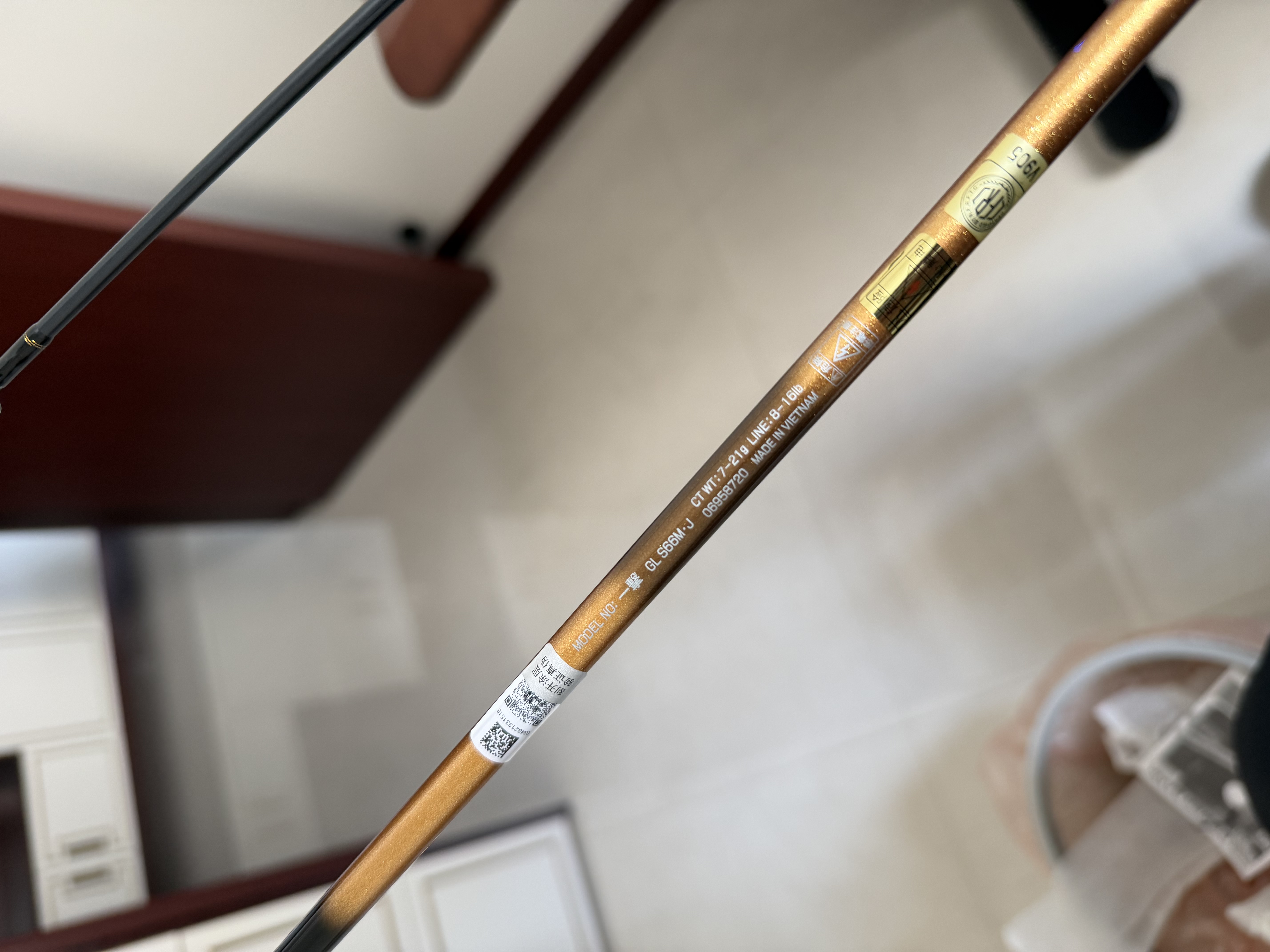 达亿瓦（DAIWA） 一击GL路亚竿 泛用微物虫竿雷强竿全环境通用进口鱼竿远投竿碳素 1.98m 2代-S66ML（2节中软调直柄） 不支持使用/试用后退换货 实拍图