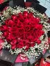 幽客玉品鲜花速递红玫瑰花束表白送女友老婆生日礼物全国同城配送 33朵红玫瑰花束—女王款 实拍图