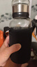 【送杯套】大容量加厚玻璃杯子便携杯茶水分离带杯套泡茶水杯 透明 1000ml吨吨桶 1只装 实拍图