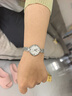 天王（TIAN WANG）手表女 母亲节礼物星辰系列钢带石英女表月光白LS31387S.S.W 实拍图