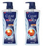 清扬（CLEAR）男士沐浴露套装活力运动+冰凉酷爽600g*2 新老包装交替发货 实拍图