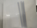 离草 抽杆夹文件夹拉杆夹A4透明文件夹书夹试卷夹活页夹资料夹收纳册书皮办公用品 三角透明14mm 10个 实拍图