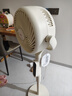 美的（Midea）【幸运草安睡2ProMax】家用空气循环扇/直流变频轻音小型电风扇/净化落地扇 智能语音遥控3D摇头 实拍图