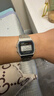 卡西欧（CASIO）运动防水复古经典小方块学生男女小银砖小银块银色 A159WA-N1D 实拍图