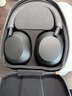 索尼（SONY） WH-1000XM5 头戴式无线降噪蓝牙耳机AI智能降噪 高解析度1000XM4升级款 游戏学习笔记本电脑通用 黑色 实拍图