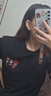 蓝之旺短袖t恤定制工作服印字logo刺绣公司文化衫订做销售工衣班服聚会 A款白色 【精致全棉-干爽透气】 M 实拍图