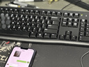 罗技（Logitech）MK120 键鼠套装 有线键鼠套装 办公键鼠套装 电脑键盘 USB即插即用 全尺寸 黑色 实拍图