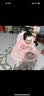 嘻优米宝宝餐椅婴儿餐椅6个月以上防侧翻可折叠可水洗便携学坐儿童餐椅 公主粉【一键折叠】【靠背可躺】 实拍图
