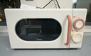 美的（Midea）小滋味系列微波炉变频家用小型奶油风百搭复古转盘式一级能效低频轻音20L预制菜加热（M2H1） 实拍图