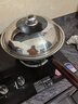 京严炒锅章丘款铁锅无涂层炒菜不粘锅家用精铁锅具燃气电磁炉用已开锅 【燃气灶专用】适合5-8人  赠盖铲  直径 34cm 百年工艺｜传统铁锅｜健康不沾 实拍图