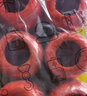 百舸 打包绳 塑料包装绳带 尼龙绳 仓库快递搬家 捆扎绳捆绑绳 红色6个 CDA1580 实拍图