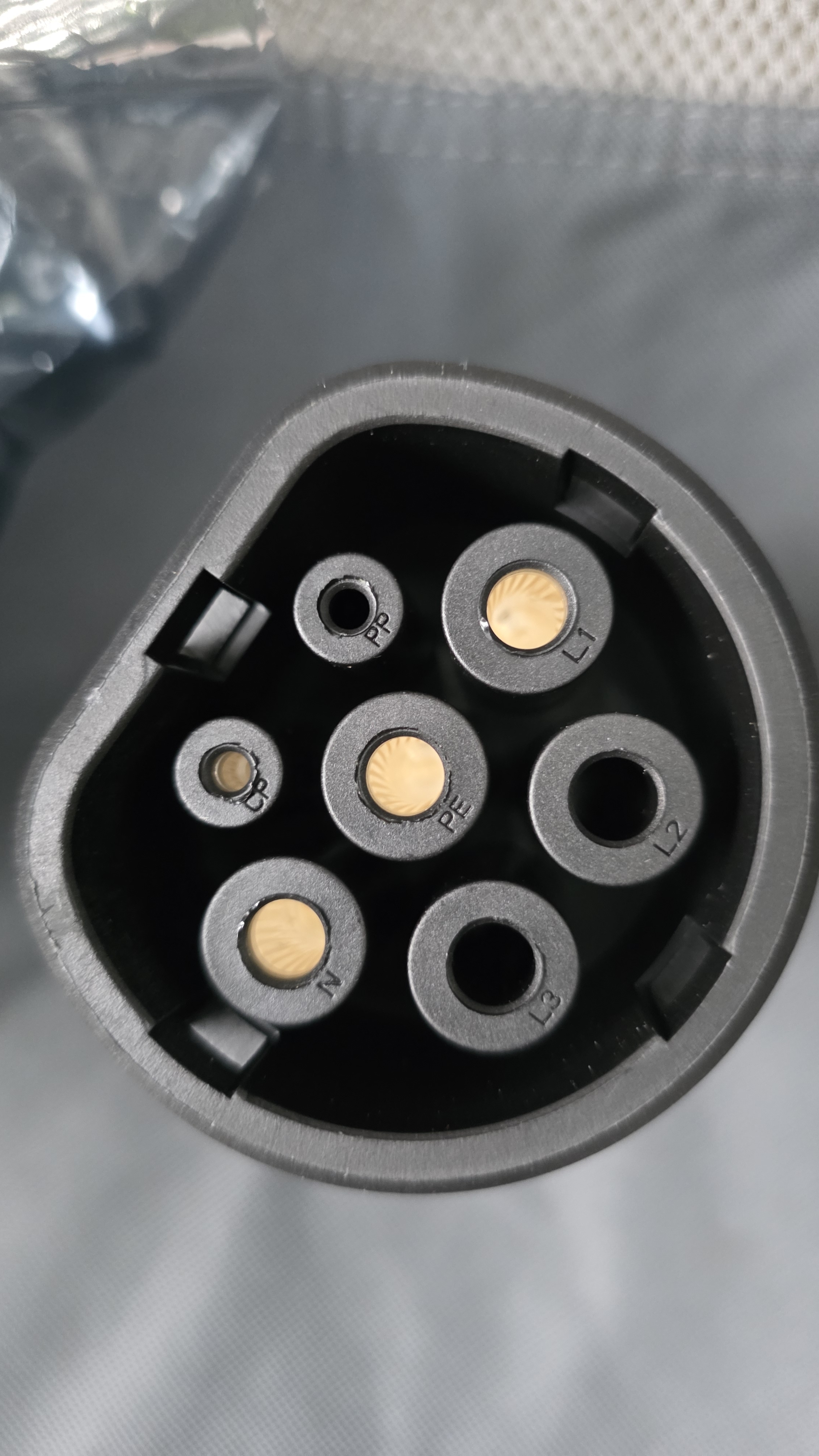 菱动力充电桩转换头桩端交流220v取电器放电枪交流转换器转接头新能源电动汽车充电桩转换插头 实拍图