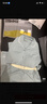 蕉内（Bananain）棉棉301H睡衣男女纯棉情侣家居服长袖套装夏送男友520情人节礼物 【男士】雪蓝 M 实拍图