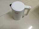 美的（Midea）电热水壶家用烧水壶泡茶0涂层食品级304不锈钢自动断电双层防烫全钢无缝1.5L大容量 MK-HJ1566 实拍图