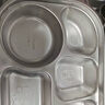 乐扣乐扣儿童餐盘分格盘316L不锈钢园打饭餐具3-6岁宝宝吃饭盘饭盒 实拍图