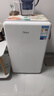 美的（Midea）93L单门小冰箱一级低音复古白色小单温冷藏租房家用宿舍办公室可放美妆BC-93MF【国家补贴】 实拍图