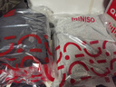 名创优品（MINISO）裤子男春季重磅小脚卫裤青少年运动潮流百搭休闲长裤 麻灰 L 实拍图
