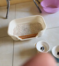 憨憨乐园猫碗陶瓷猫粮双碗斜口狗碗狗盆狗粮宠物幼猫咪吃饭食盆喝水喂食 实拍图