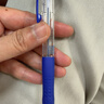 uni三菱 SN-100按动式圆珠笔 0.5mm圆珠笔 学生用笔 办公文具签字笔 蓝色 12支装 实拍图
